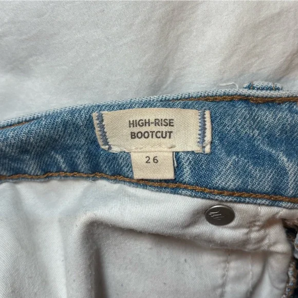 Madewell High Rise Bootcut Jeans - Size 26 - Picture 6 of 6